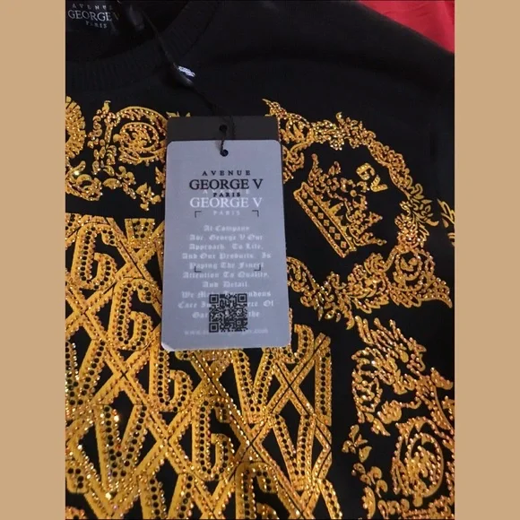 N🚫T FOR SALE “NWT MENS GEORGE V PARIS SWEATER” SIZE: SMALL - Picture 4 of 8